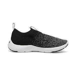 Czarno-białe sneakersy puma softride remi slip-on knit - Damskie - Kolor: Czarne - Rozmiar: 38