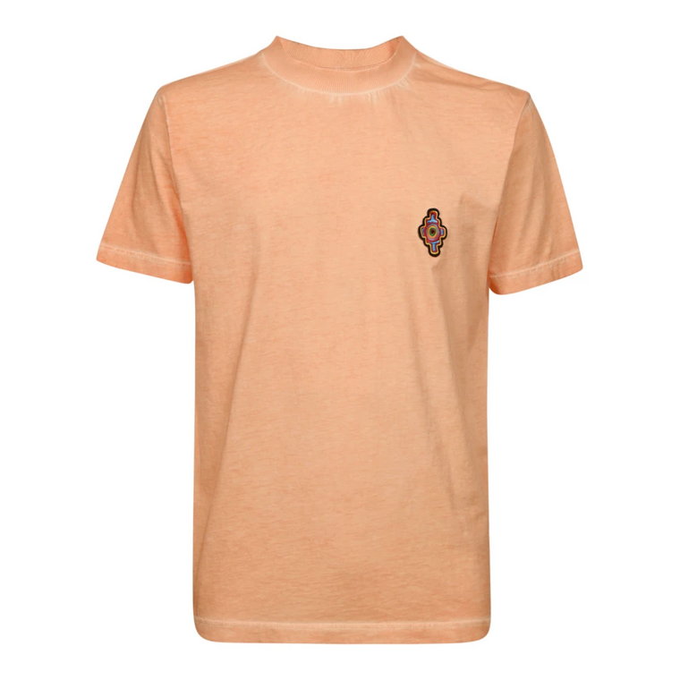 Pomarańczowe T-shirty i Pola Polo dla mężczyzn Marcelo Burlon