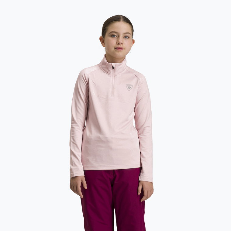 Bluza dziecięca Rossignol Girl Warm Stretch powder pink