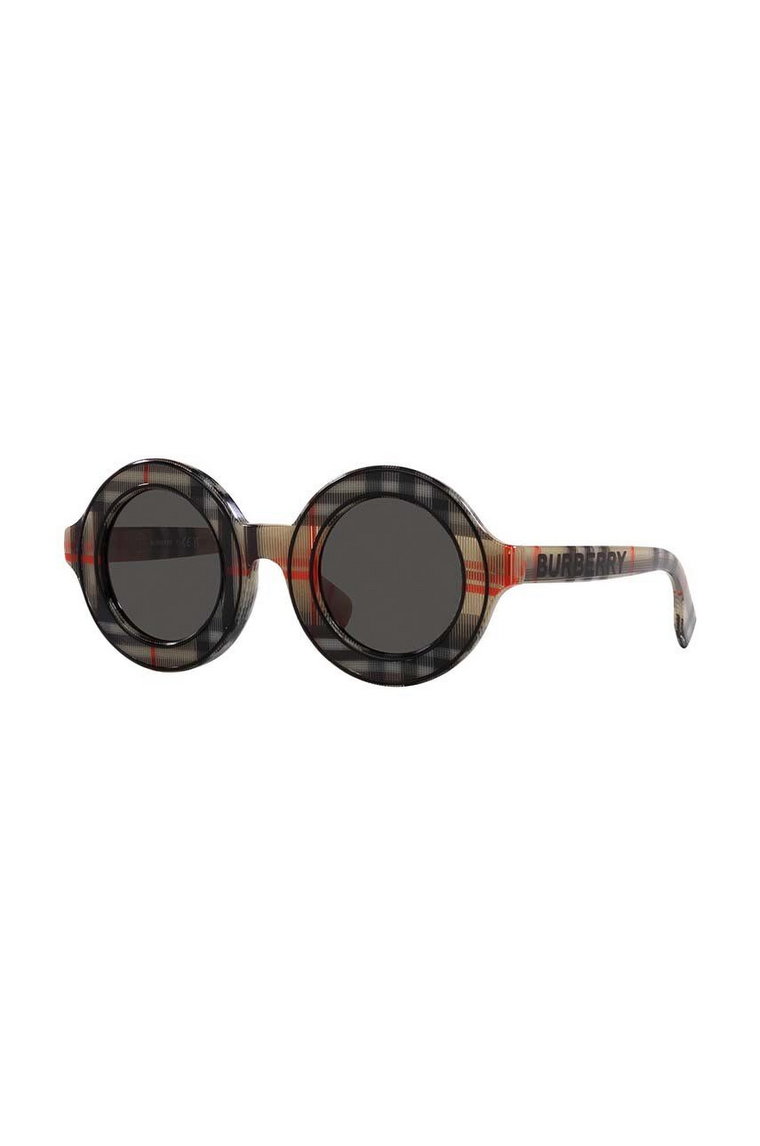 Burberry okulary przeciwsłoneczne dziecięce kolor beżowy 0JB4386