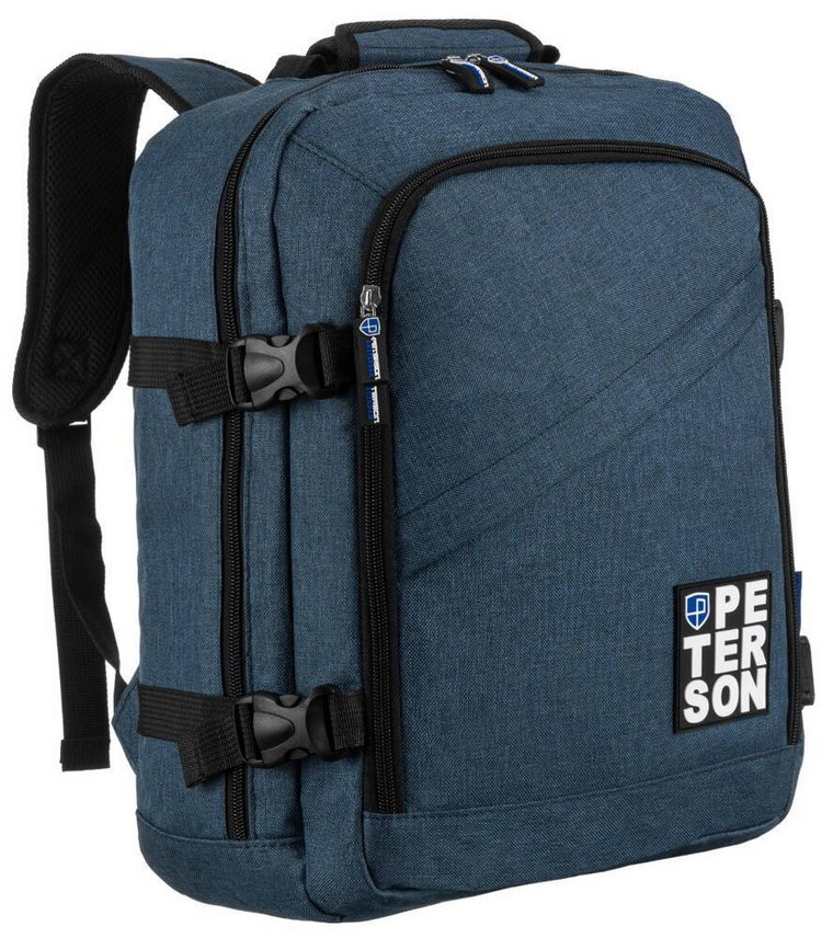 Podróżny, wodoodporny plecak z poliestru z miejscem na laptopa  Peterson