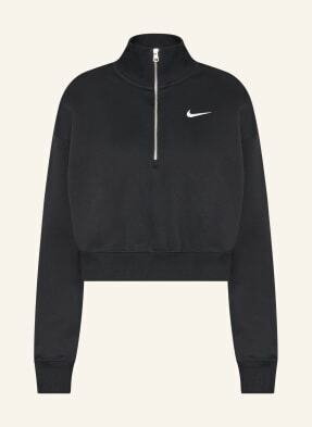 Nike Bluza Dresowa Typu Troyer Sportswear Phoenix schwarz