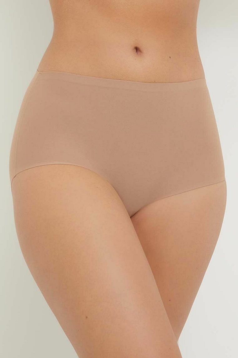 Chantelle figi Soft Stretch kolor brązowy