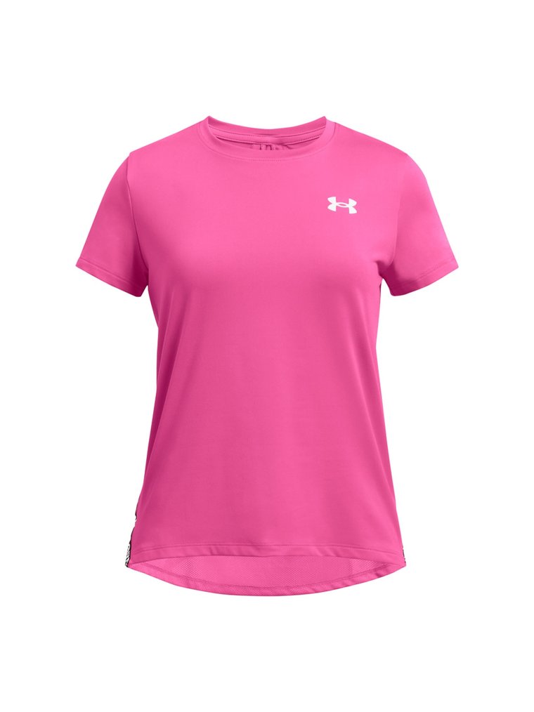 Koszulka sportowa dziewczęca Under Armour Knockout Tee - różowa