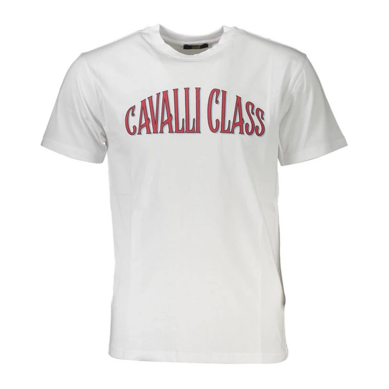 Stylowa Koszulka z Nadrukiem Cavalli Class