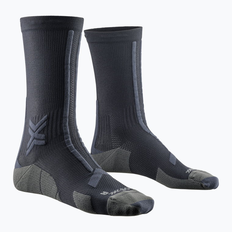 Skarpety do biegania męskie X-Socks Trailrun Discover Crew black/charcoal