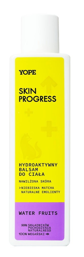 Yope Skin Progress Hydroaktywny Balsam do ciała Nawilżona skóra - Water Frutis 200 ml