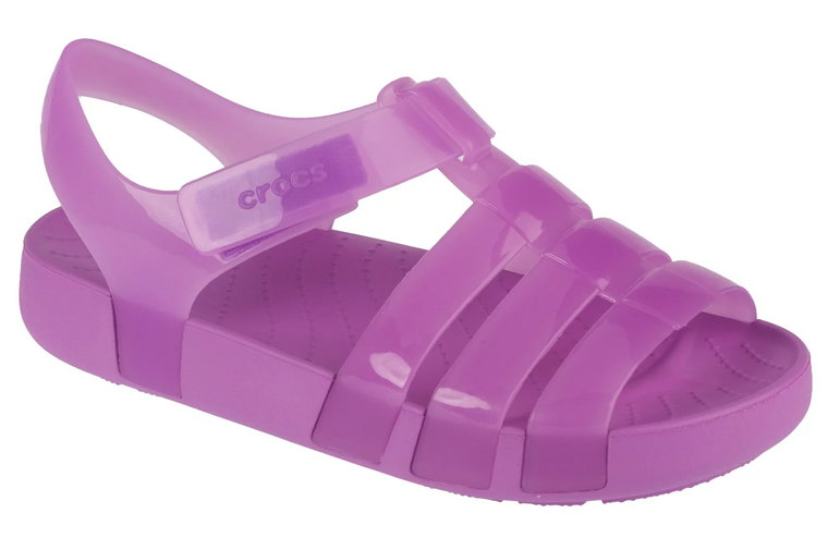 Crocs Isabella Jelly Kids Sandal 209837-6WQ, Dla dziewczynki, Różowe, sandały, syntetyk, rozmiar: 28/29
