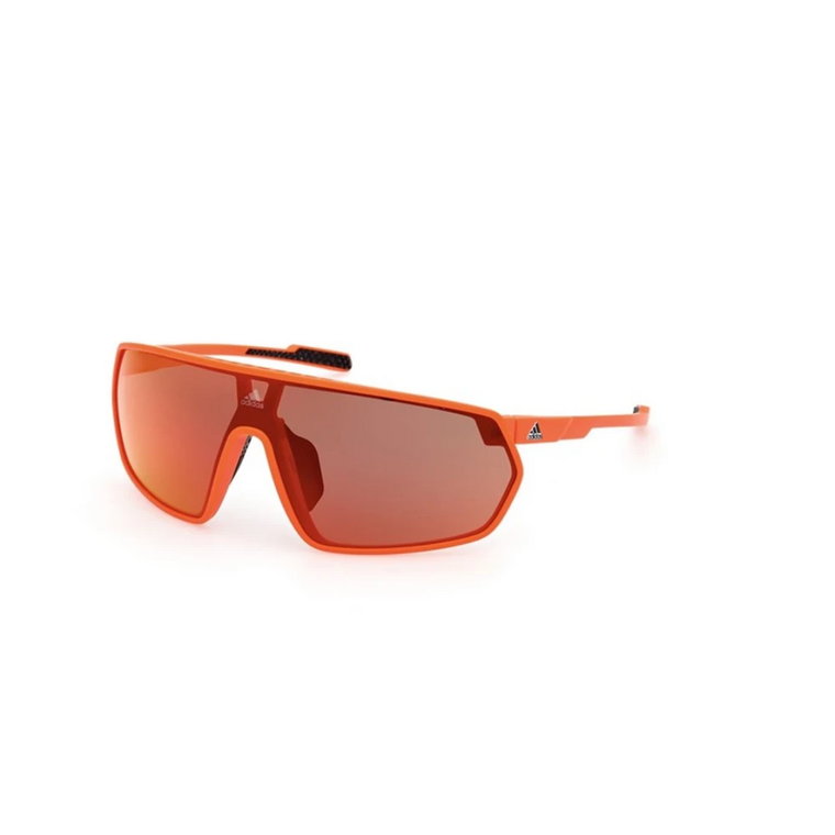 Matowa Pomarańczowa Tarcza Okulary przeciwsłoneczne Adidas