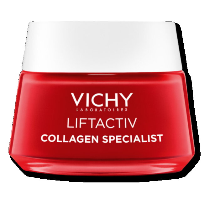 VICHY Liftactiv Collagen Specialist Przeciwzmarszczkowy Krem Na Dzień Z Witaminą C i Peptydami - 50 ml