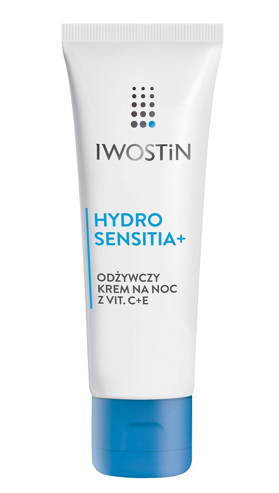 Iwostin Hydro Sensitia - krem na noc z witaminą C+E 50ml