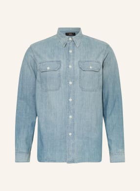 Rrl Koszula Regular Fit W Stylu Jeansowym blau