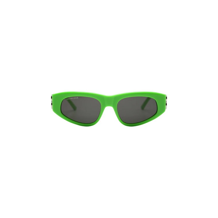 Neonowe D-Frame Okulary Przeciwsłoneczne Balenciaga