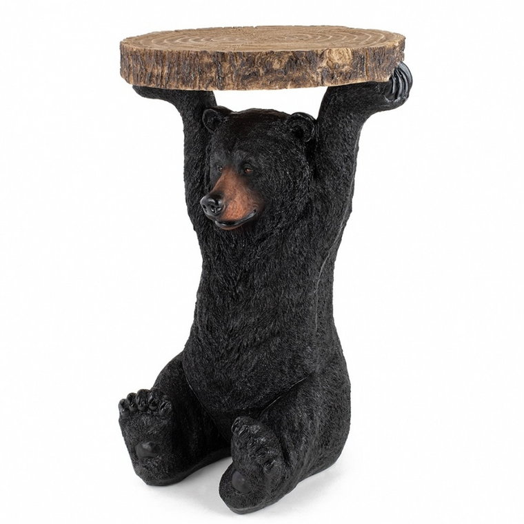 Kare stolik bear czarny / drewniany czarny kod: 76375