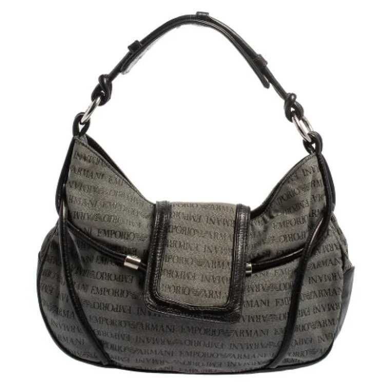 Pre-owned Canvas handbags Armani Pre-owned