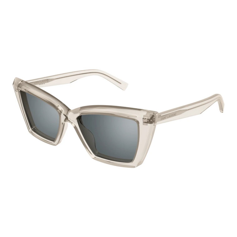 Brązowe/Hawana Okulary przeciwsłoneczne, wszechstronne i stylowe Saint Laurent
