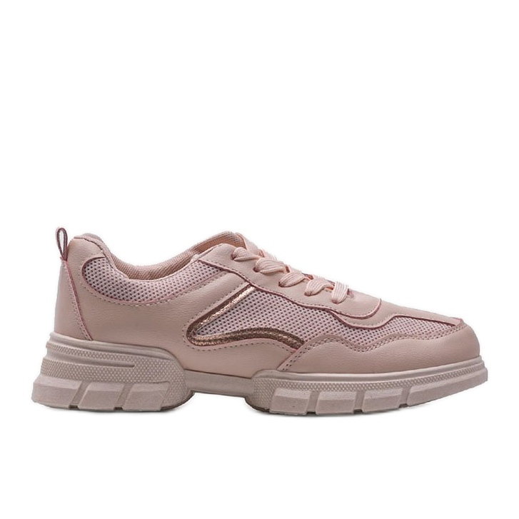 Różowe sneakersy sportowe 3157
