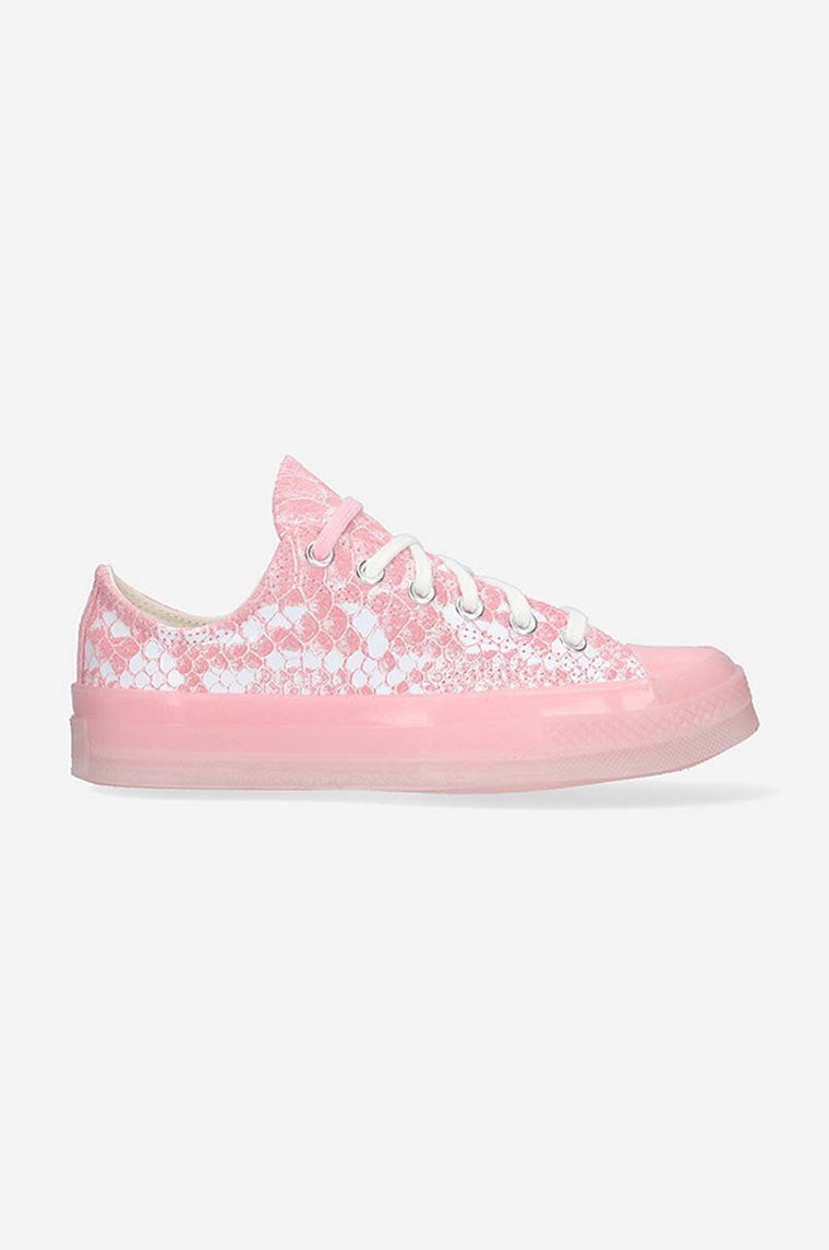 Converse tenisówki zamszowe x Golf Wang Chuck kolor różowy 173189C-PINK