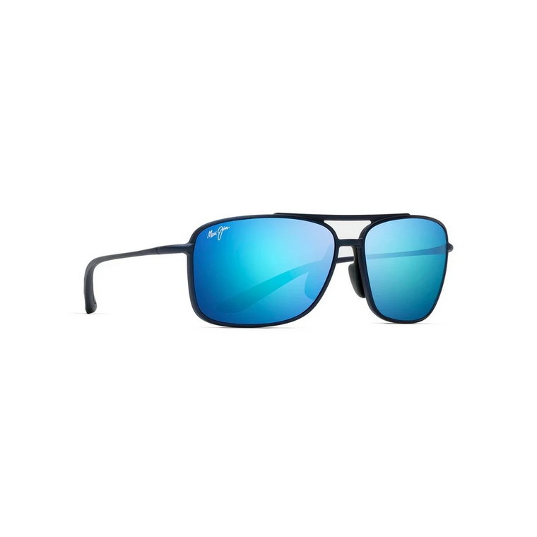 Kwadratowe Niebieskie Okulary Przeciwsłoneczne Model Kaupo GAP Maui Jim