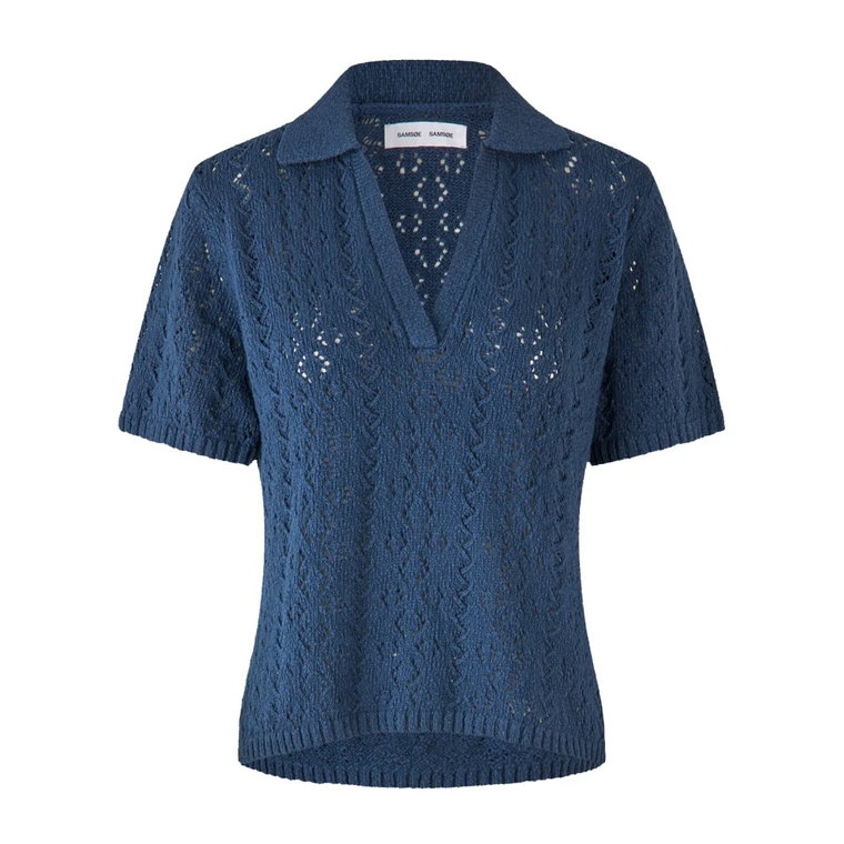 Regular Fit Polo Shirt - Pageant Blue Samsøe Samsøe