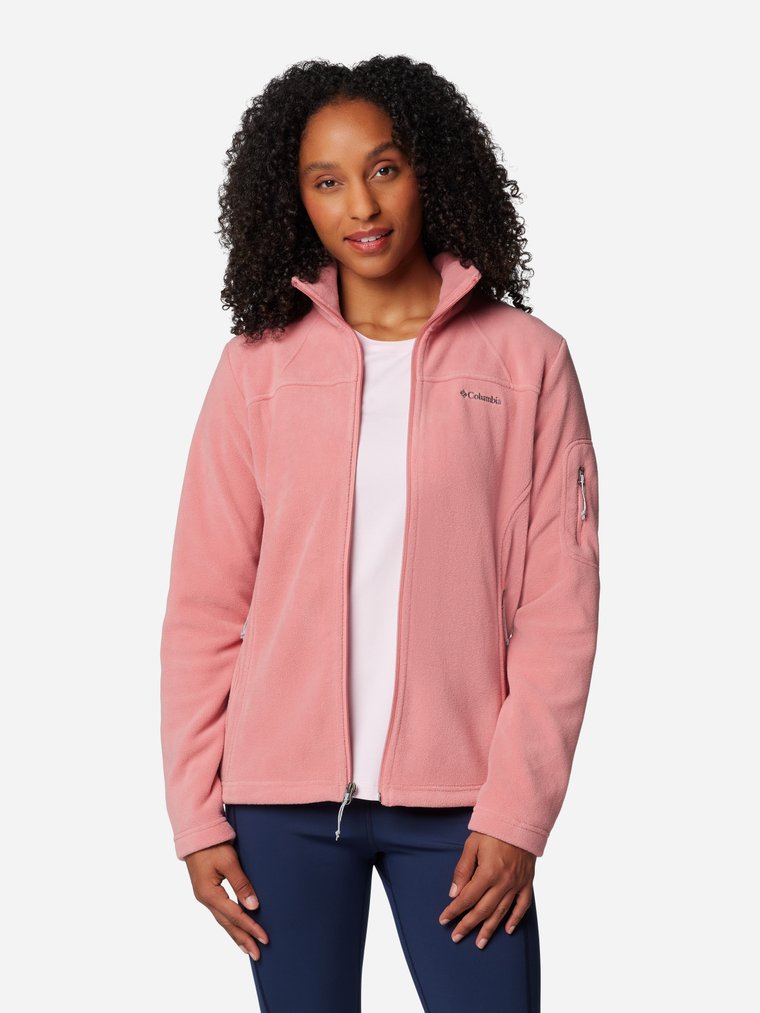 Bluza damska rozpinana streetwear Columbia Fast Trek II Jacket 1465351629 L Różowa (195981238105). Bluzy damskie streetwear