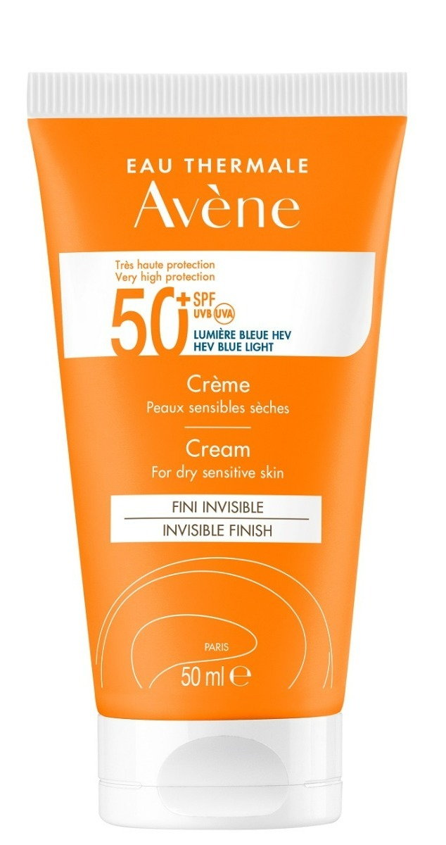 Avene Sun - Bardzo wysoka ochrona przeciwsłoneczna Krem SPF50+ 50ml