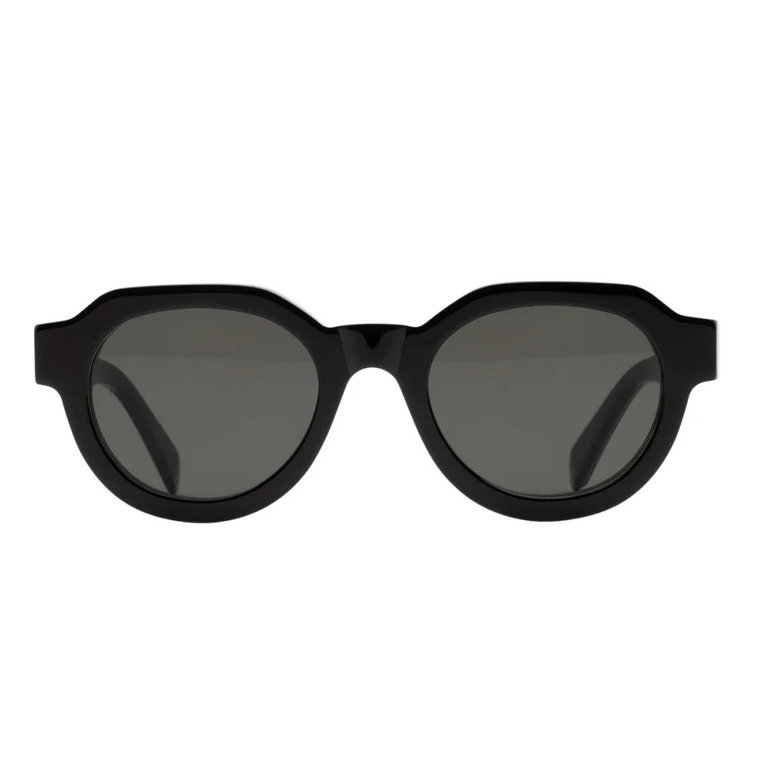 Czarne NY2 RetroSuperFuture Okulary przeciwsłoneczne Retrosuperfuture