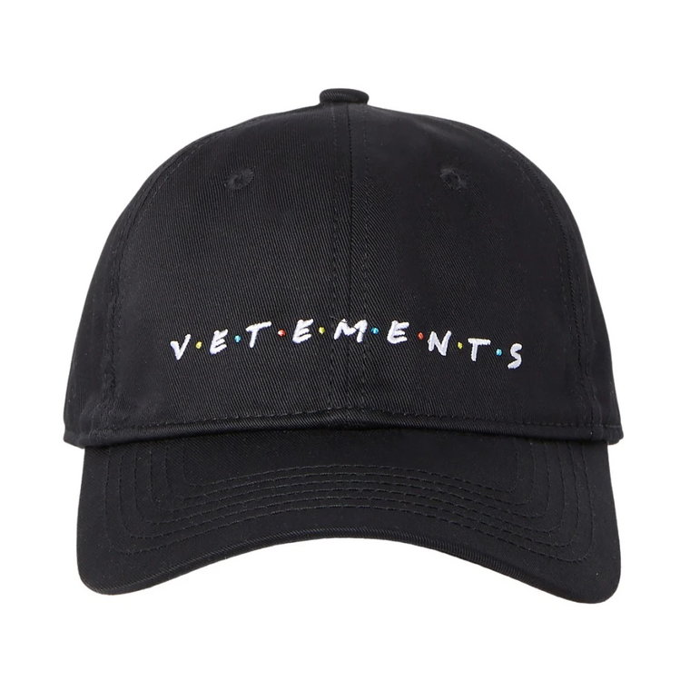 Bawełniana czapka z daszkiem z logo Vetements