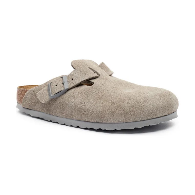 Birkenstock Skórzane klapki Boston