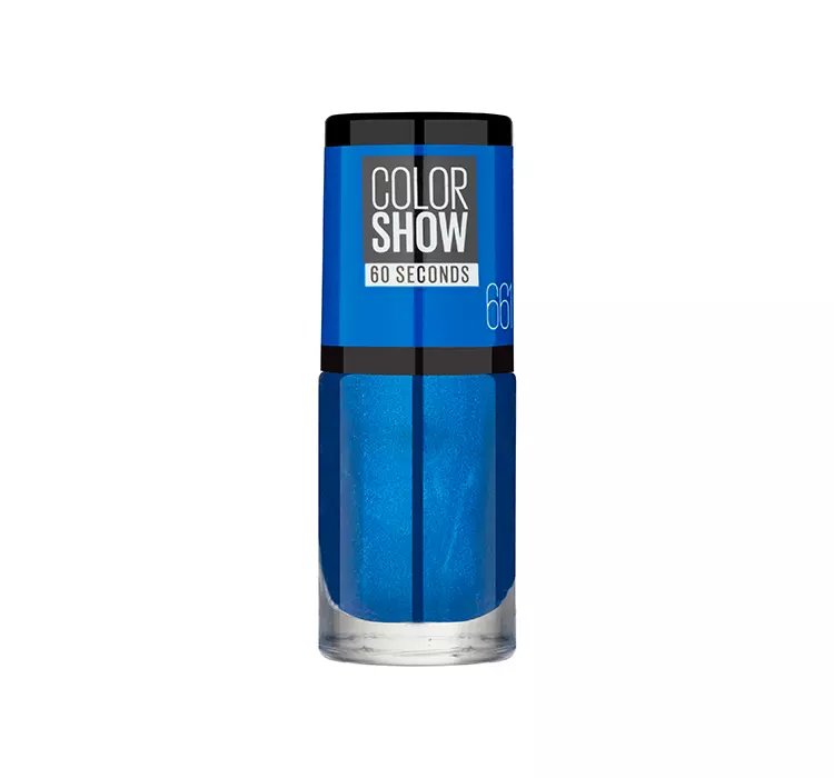 MAYBELLINE COLOR SHOW 60 SECONDS TRADYCYJNY LAKIER DO PAZNOKCI 661 OCEAN BLUE 6,7ML