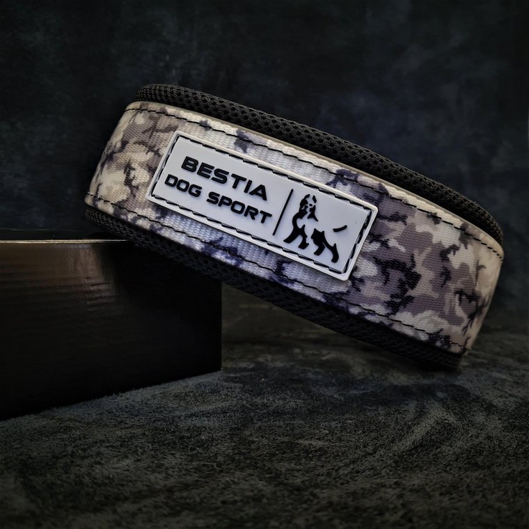 Bestia Dog Sport obroża Grey Camo