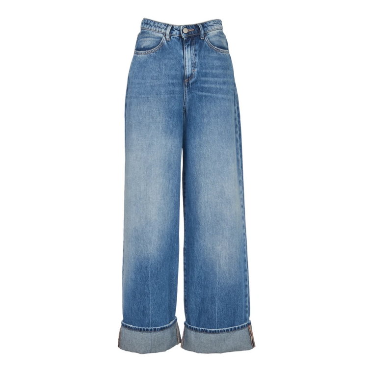 Klasyczne Jeansy z Mankietami Icon Denim