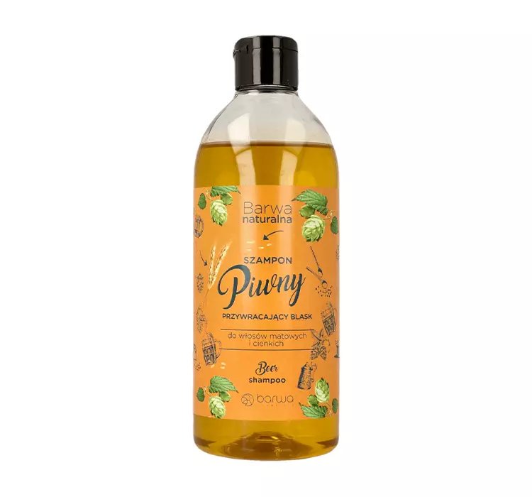 BARWA NATURALNA PRZYWRACAJĄCY BLASK SZAMPON PIWNY 500ML