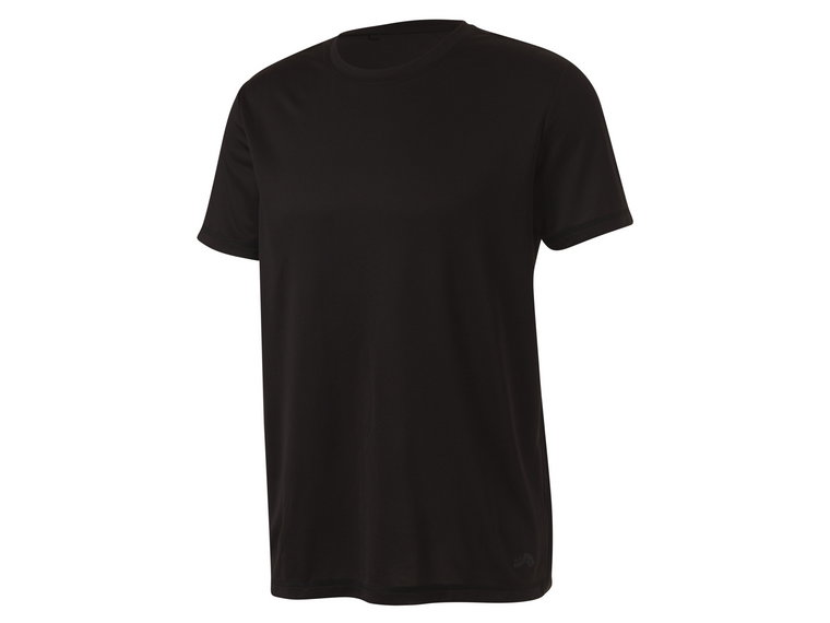 CRIVIT T-shirt funkcyjny męski, szybkoschnący (S (44/46), Czarny)