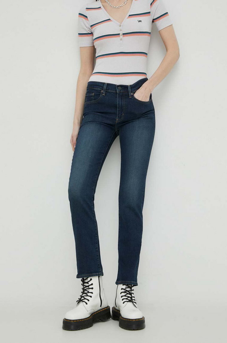 Levi's jeansy 724 damskie high waist