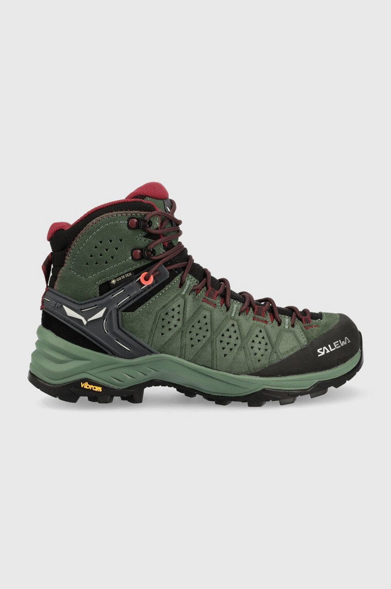 Salewa buty Alp Trainer 2 Mid GTX damskie kolor zielony