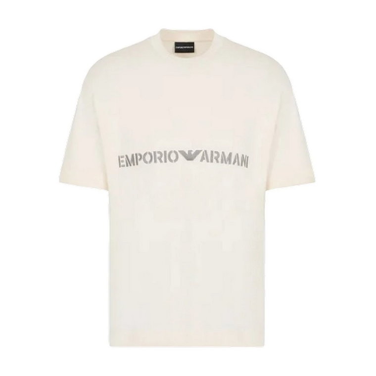Koszulka z bawełny Emporio Armani