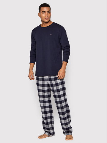 Piżama Flannel Tee Set UM0UM01976 Czarny Regular Fit