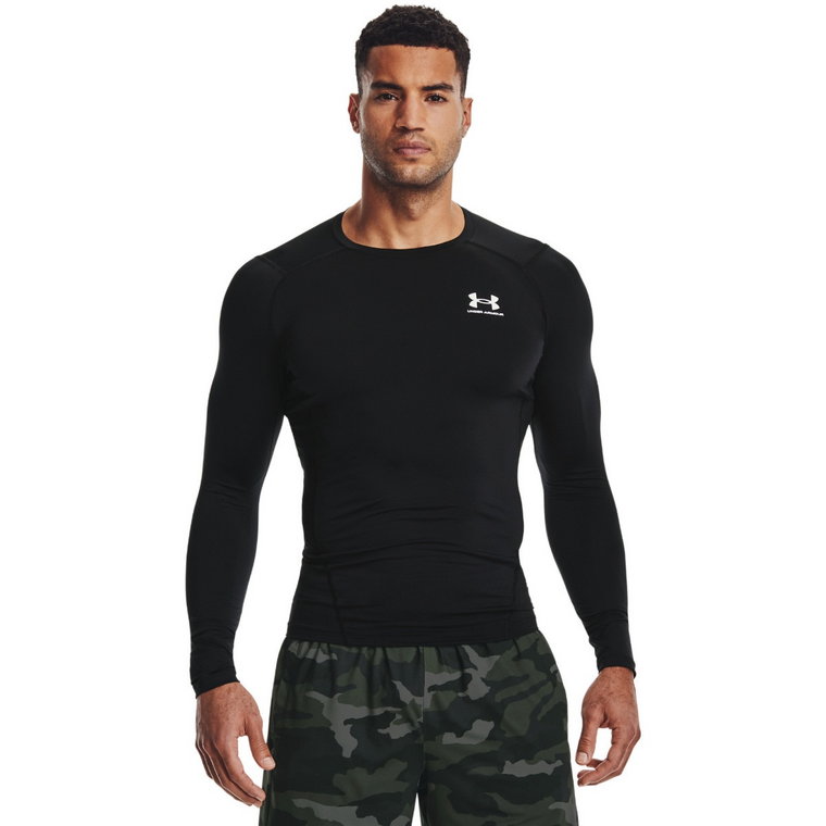 Męski longsleeve treningowy UNDER ARMOUR UA HG Armour Comp LS - czarny