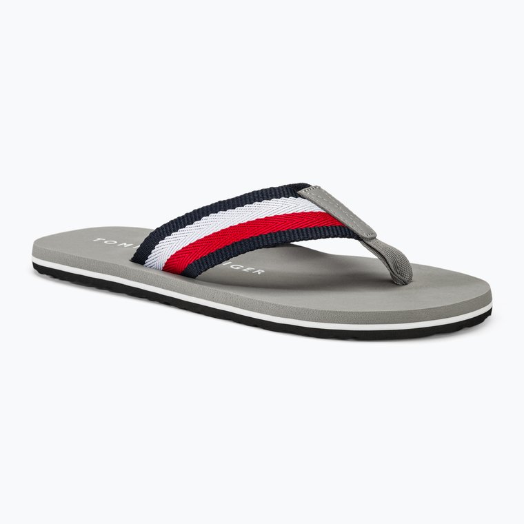 Japonki męskie Tommy Hilfiger Corporate Beach Sandal antique silver