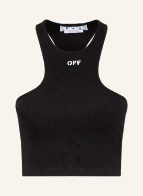 Off-White Krótki Top schwarz