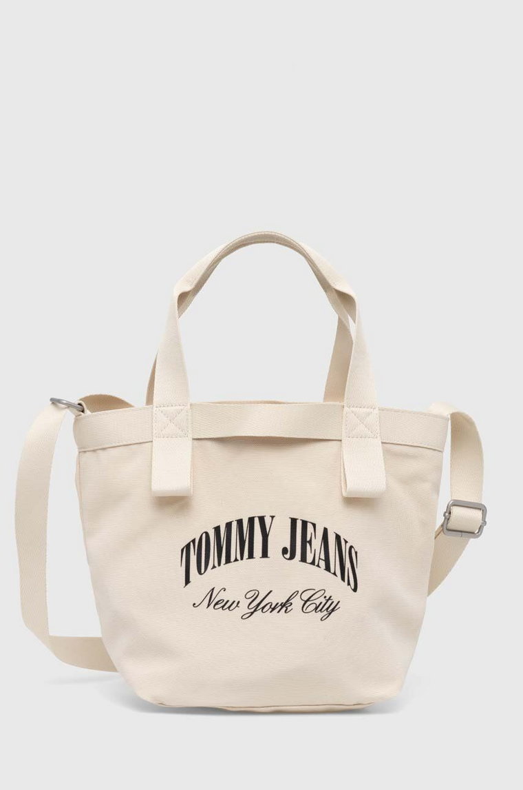 Tommy Jeans torebka kolor beżowy AW0AW16217