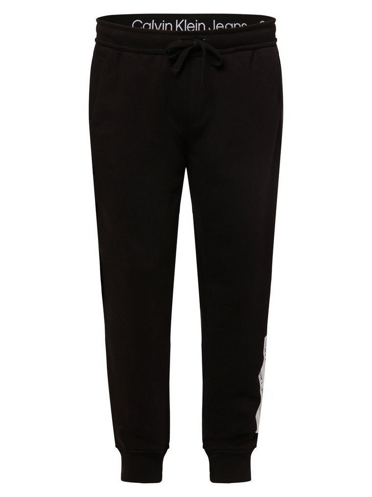 Calvin Klein Jeans - Spodnie dresowe męskie  duże rozmiary, czarny