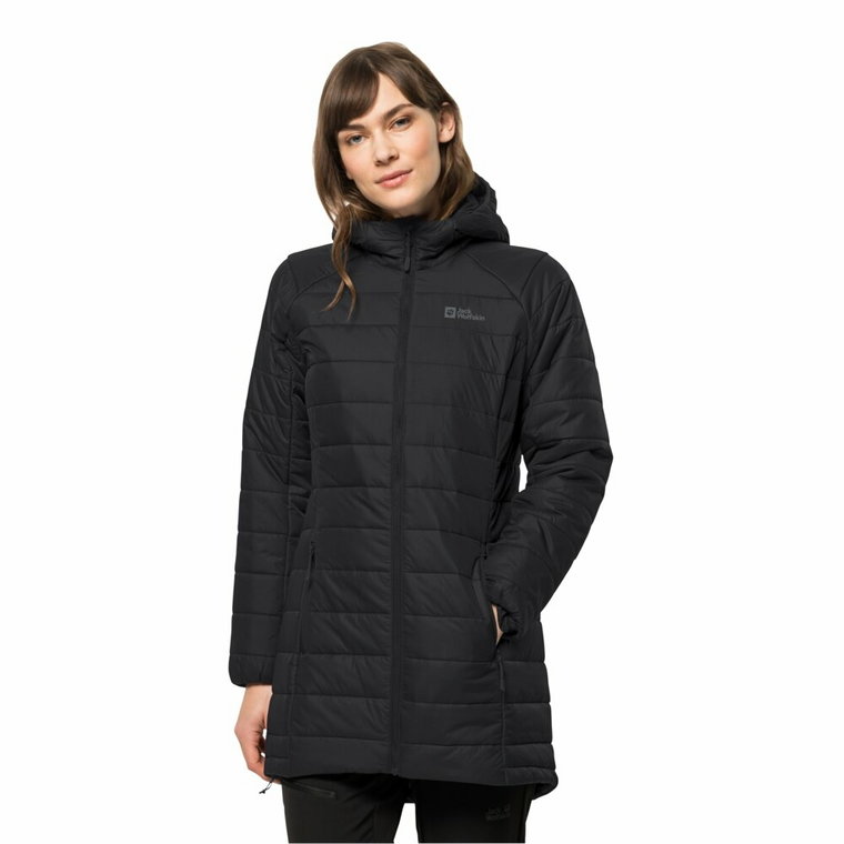 Damski płaszcz Jack Wolfskin BERGLAND INS COAT W black - S