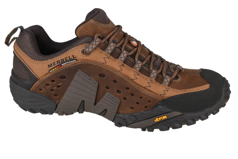 Merrell Intercept J73705, Męskie, Brązowe, buty trekkingowe, skóra licowa, rozmiar: 41