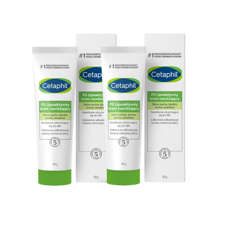 Cetaphil Zestaw 2X PS Lipoaktywny Krem nawliżający