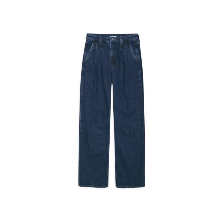 Sapphire Blue Wide Leg Jeans Anine Bing