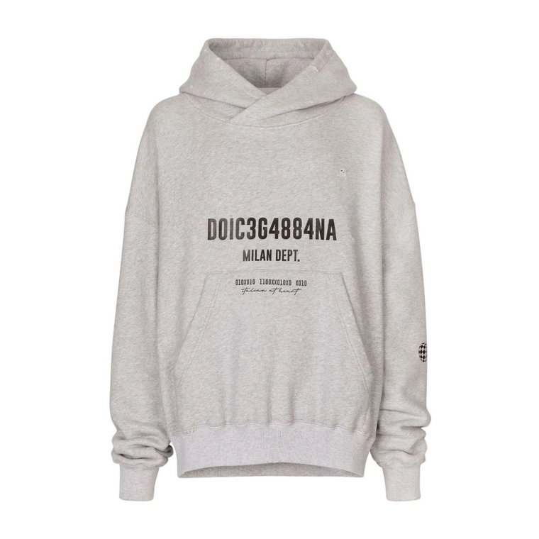 Szare Swetry dla Mężczyzn Dolce & Gabbana