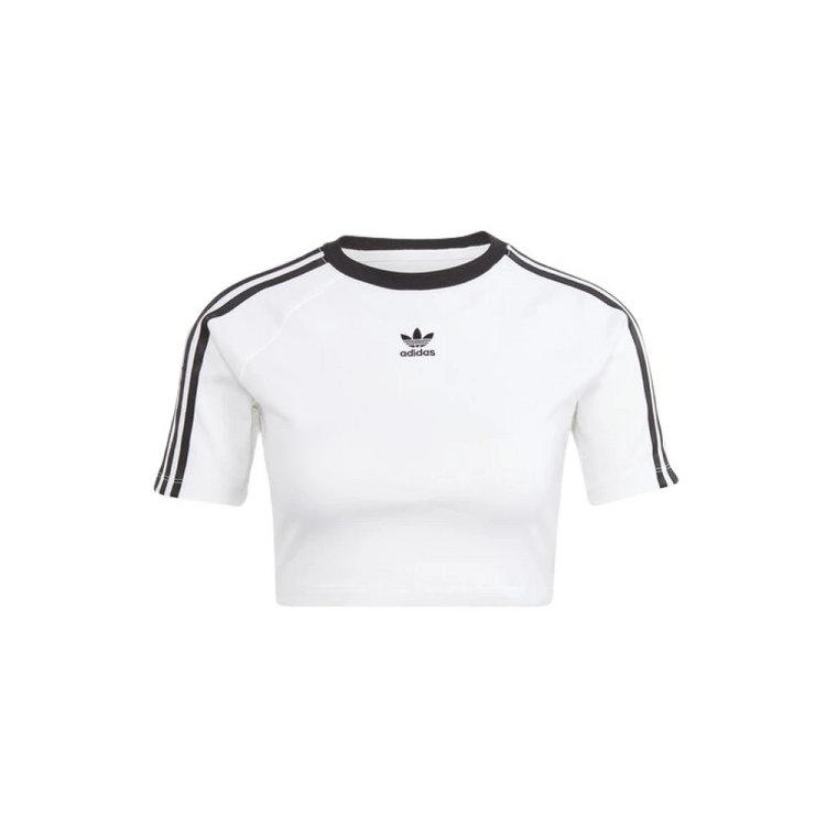 Biała Koszulka 3-Stripes Damska Adidas Originals