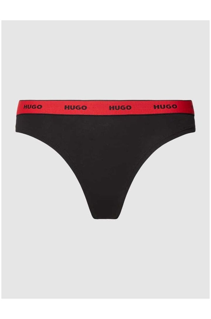 Hugo by Hugo Boss Stringi z paskiem z logo model Carousel - Lamoda.pl